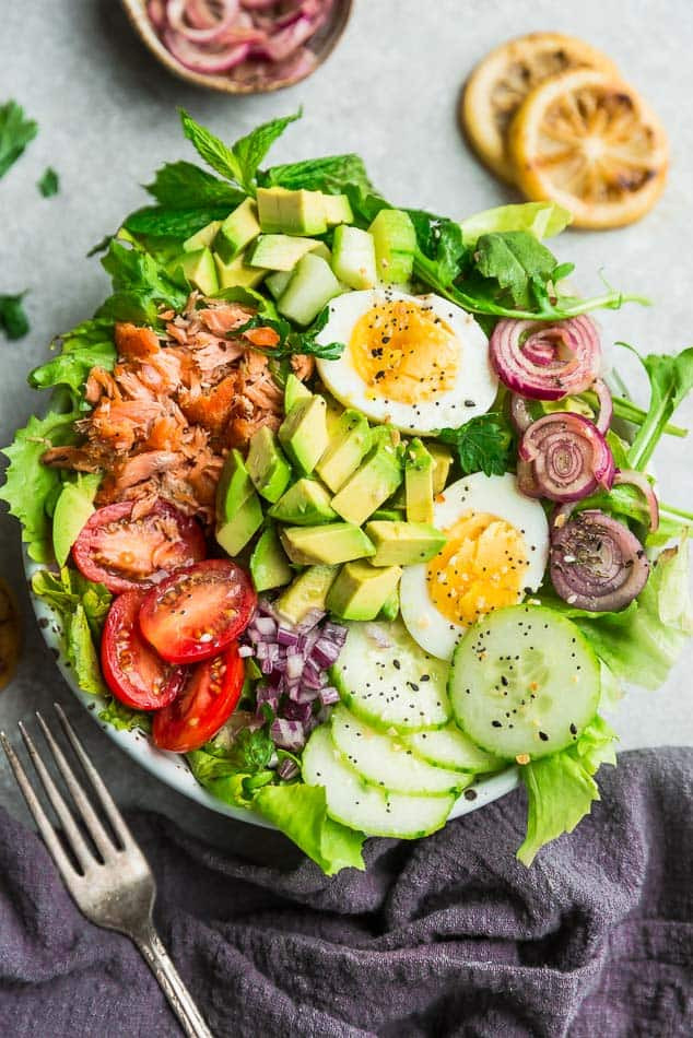 Healthy Keto Salads
 Salmon Salad Low Carb Keto Paleo Whole30 Easy