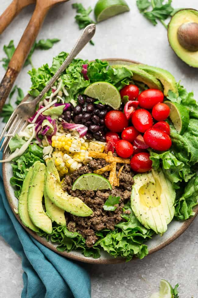 Healthy Keto Salads
 Healthy Taco Salad with Low Carb Keto Options Life