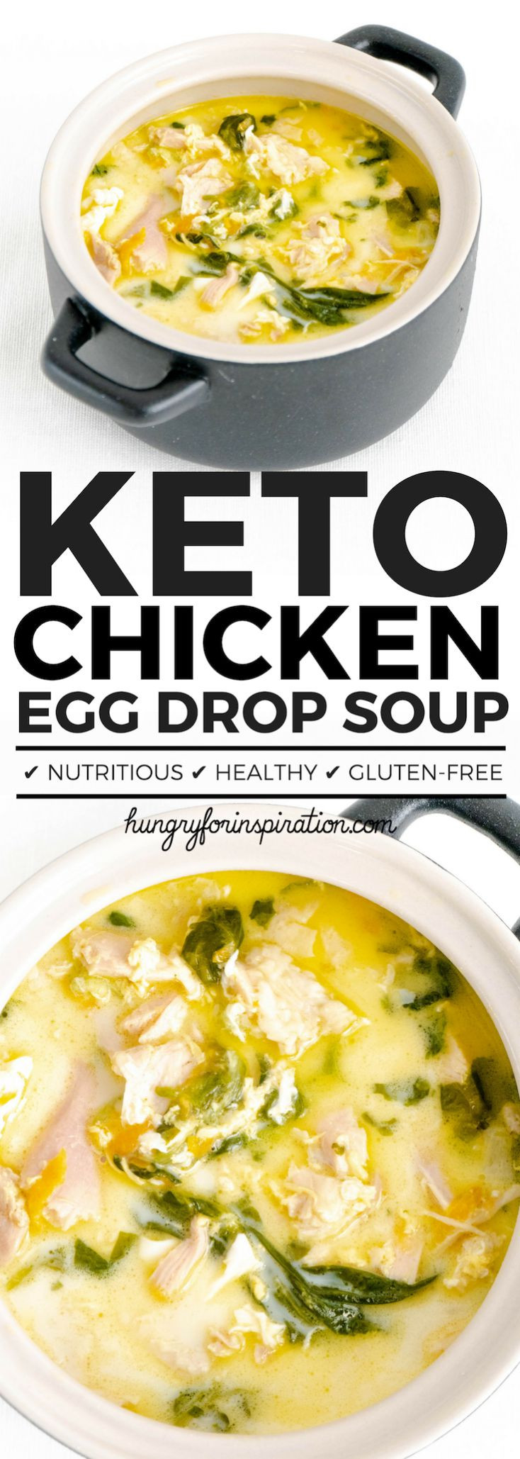 Healthy Keto Soup
 Creamy Chicken Egg Drop Soup With Spinach Healthy Keto Soup