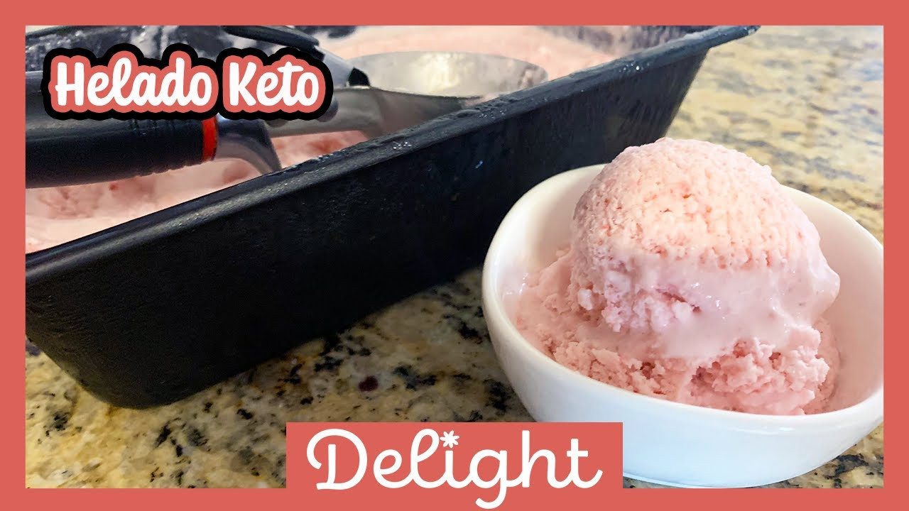 Helado Keto Videos
 Helado KETO de Fresa KETO ICE CREAM