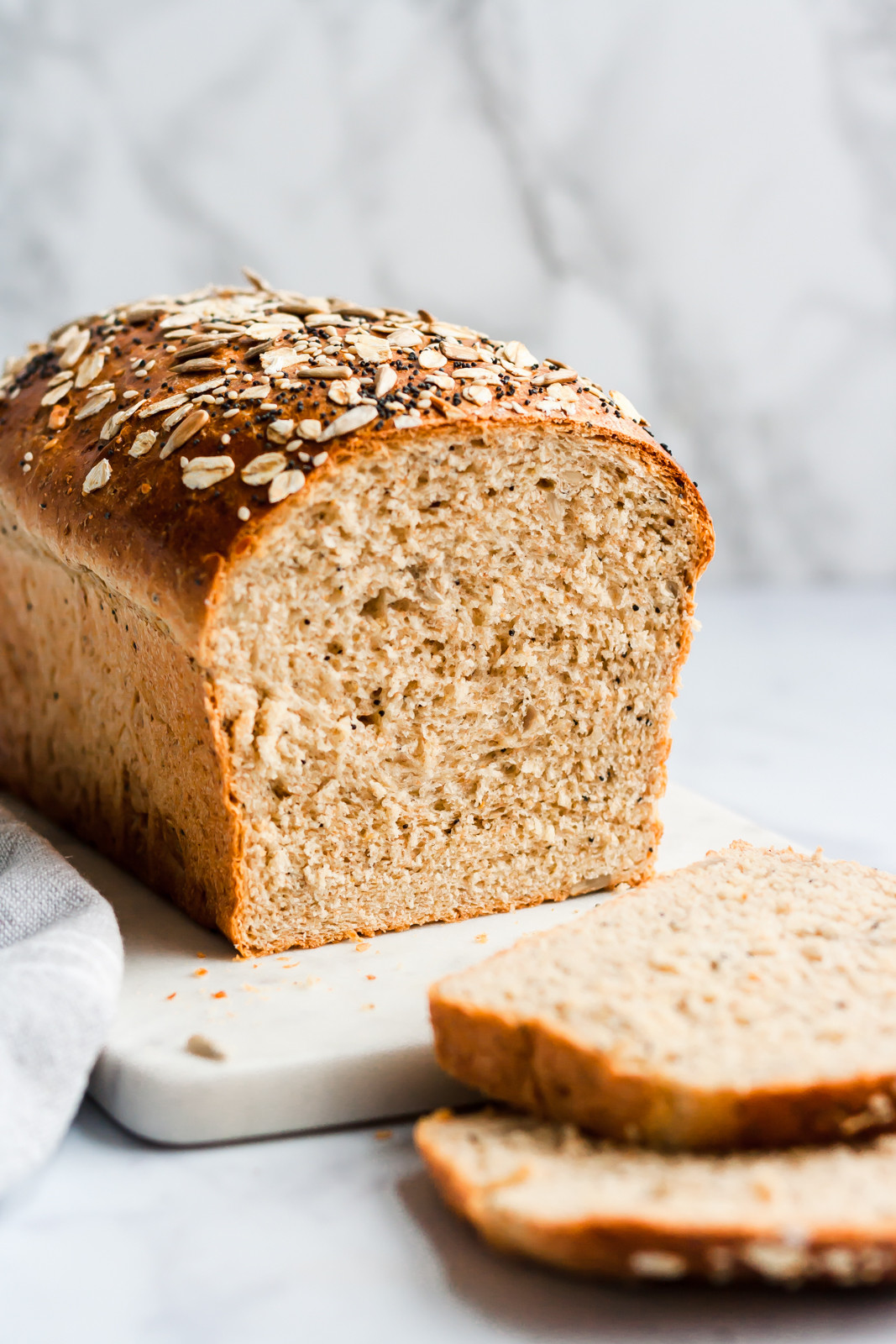 Homemade Grain Free Bread
 Best Healthy Soft Seedy Sandwich Bread