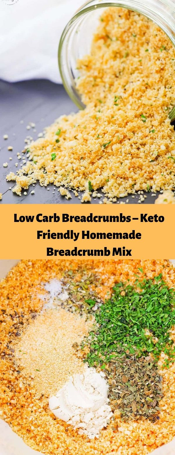 Homemade Keto Bread Crumbs
 Low Carb Breadcrumbs – Keto Friendly Homemade Breadcrumb