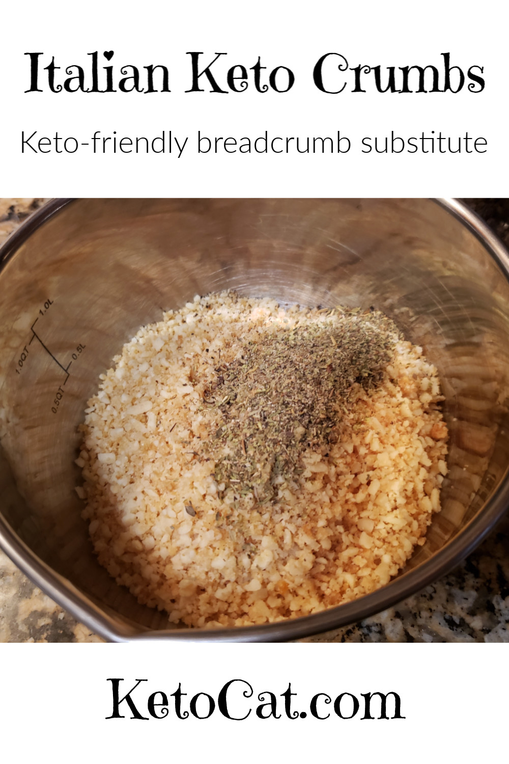 Homemade Keto Bread Crumbs
 Italian Keto Crumbs With Nuts Recipe