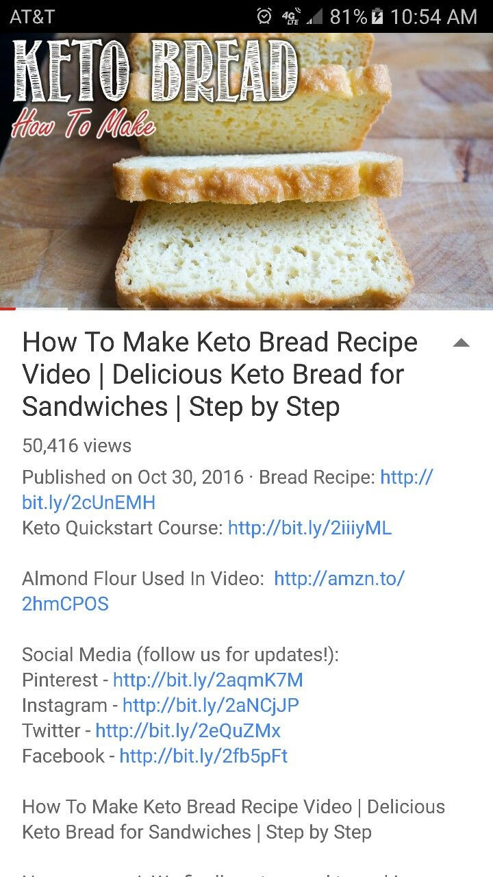 How To Make Keto Sandwich Bread
 How To Make Keto Bread Recipe Video Delicious Keto Bread
