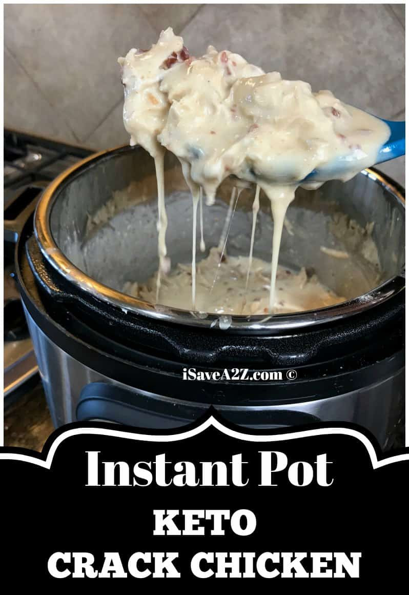 Instant Pot Crack Chicken Keto
 Instant Pot Keto Crack Chicken Recipe iSaveA2Z