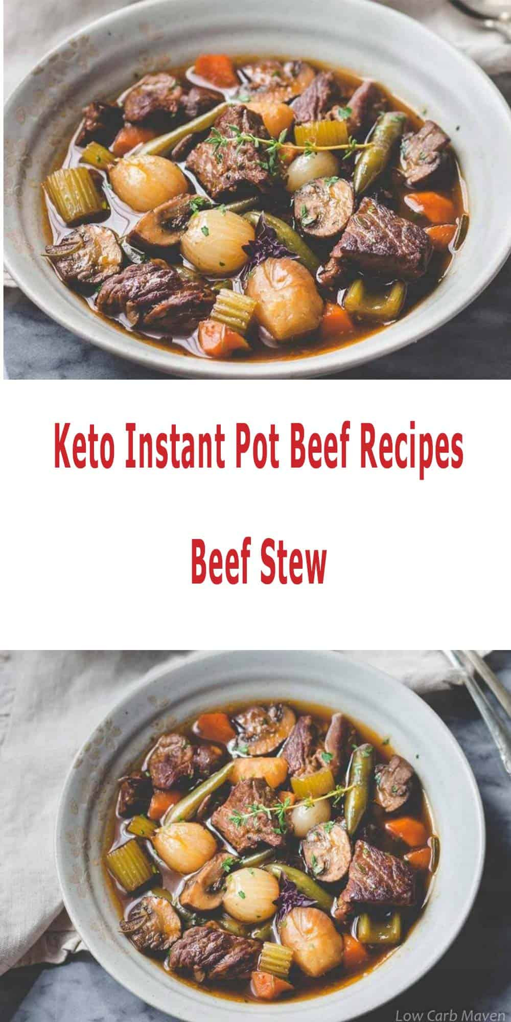 Instant Pot Keto Beef
 keto instant pot beef recipes beef stew Keto Wiz