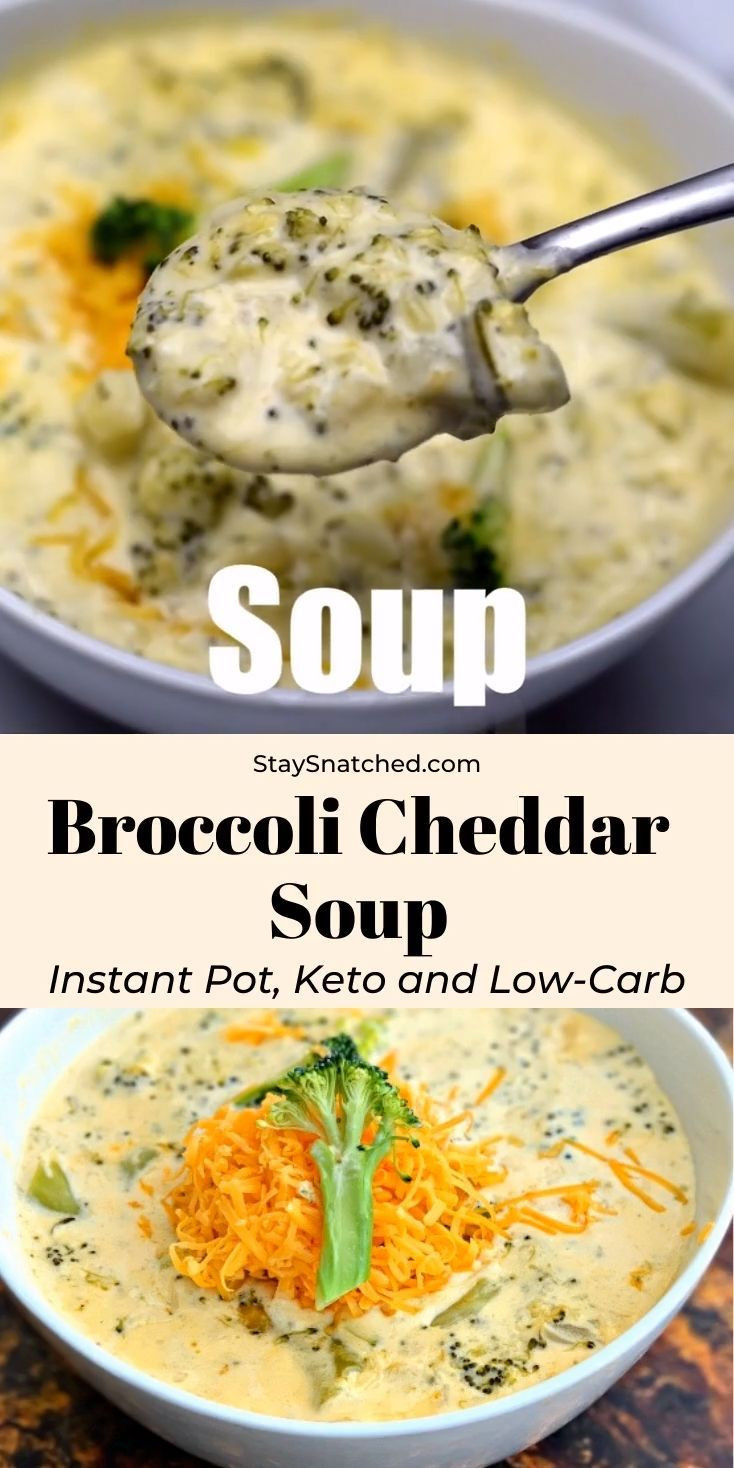 Instant Pot Keto Broccoli Cheddar Soup
 Easy Keto Low Carb Instant Pot Panera Broccoli Cheddar