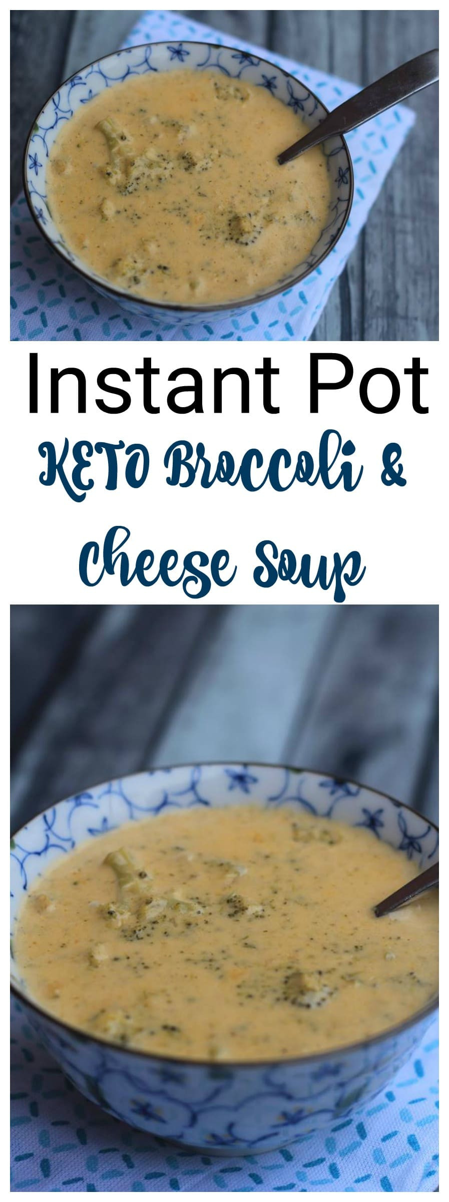 Instant Pot Keto Broccoli Cheddar Soup
 Instant Pot Broccoli & Cheese Soup Recipe Keto Low Carb