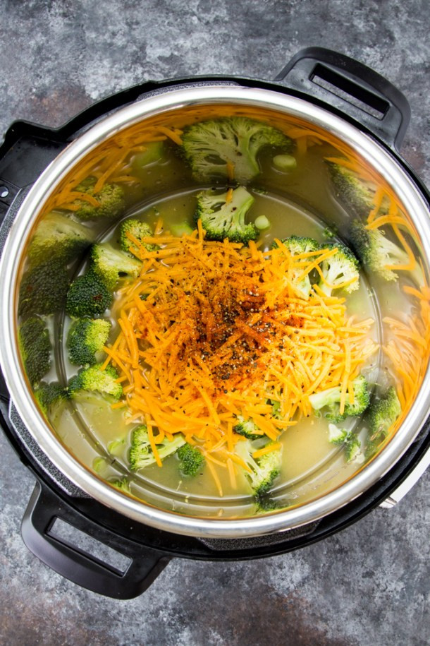 Instant Pot Keto Broccoli Cheddar Soup
 Instant Pot Broccoli Cheddar Soup Low Carb Keto