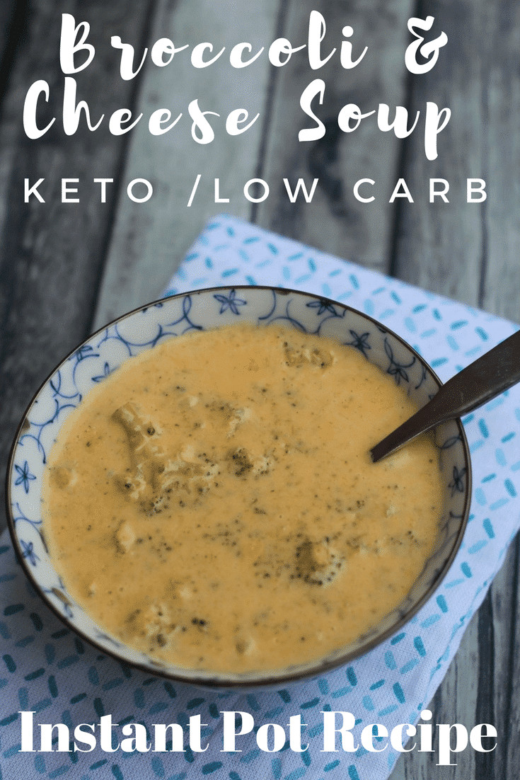 Instant Pot Keto Broccoli Cheese Soup
 Instant Pot Broccoli & Cheese Soup Recipe Keto Low Carb