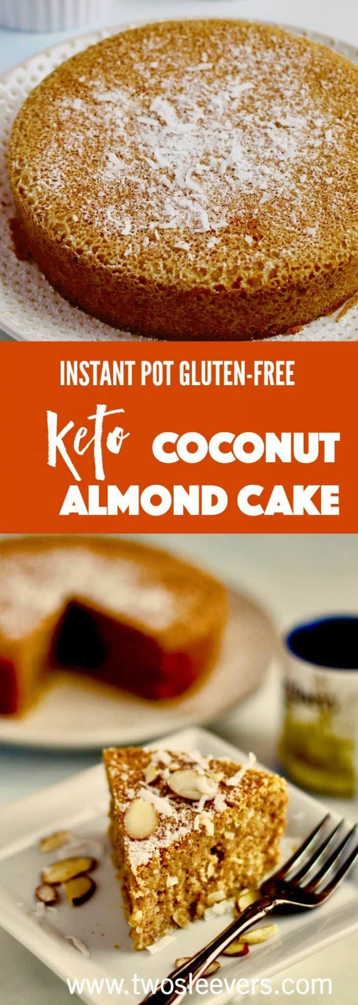 Instant Pot Keto Cake
 Instant Pot Keto Gluten Free Almond Coconut cake packs all
