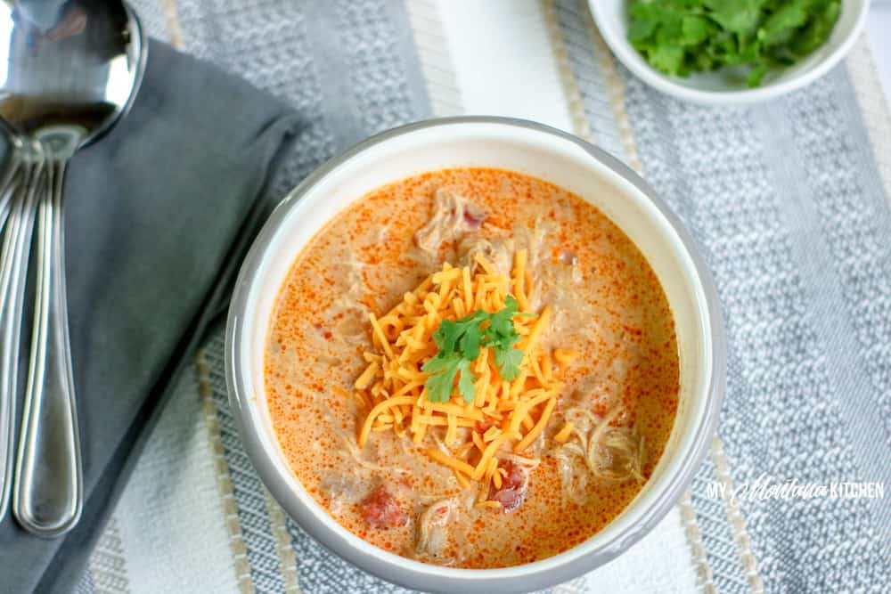 Instant Pot Keto Chicken Taco Soup
 Low Carb Chicken Taco Soup