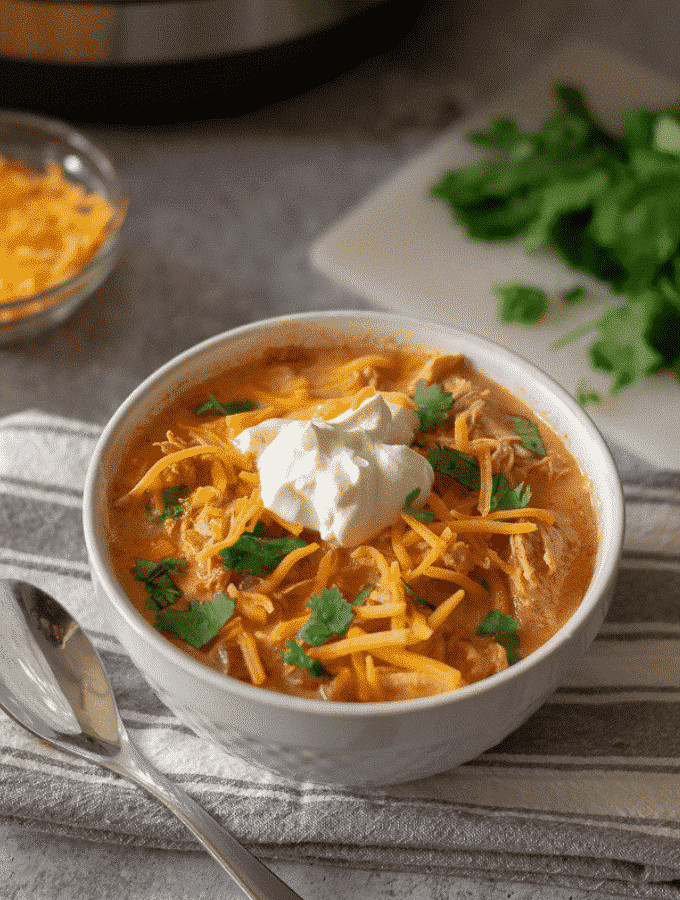 Instant Pot Keto Chicken Taco Soup
 Creamy Chicken Taco Soup