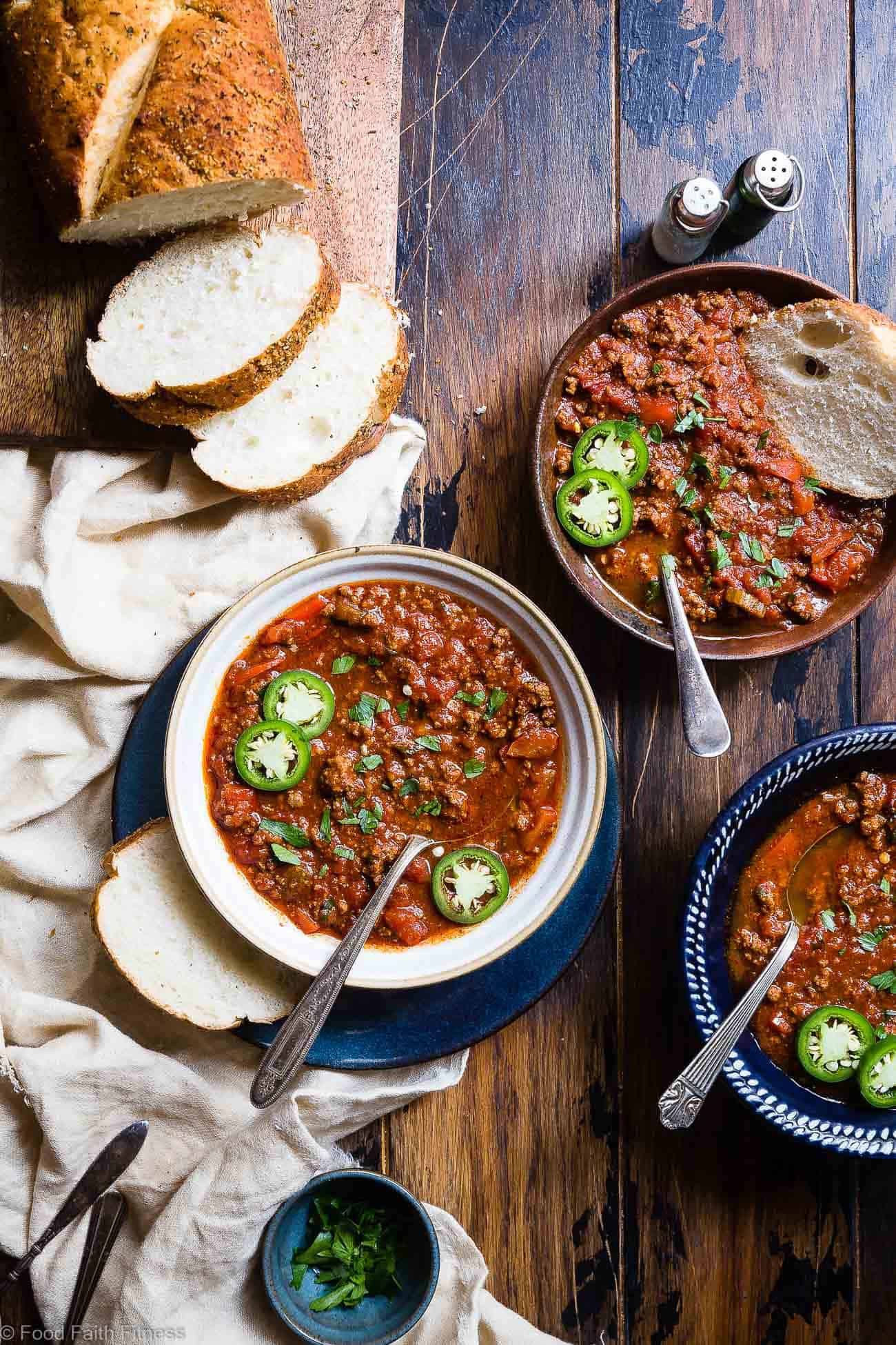 Instant Pot Keto Chili Recipe
 No Bean Whole30 Keto Chili in the Instant Pot Paleo