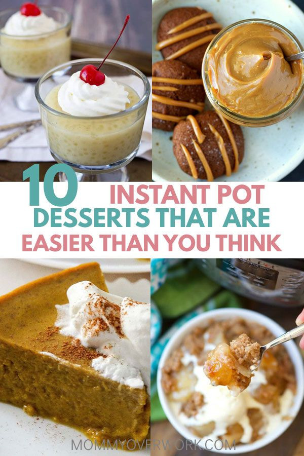 Instant Pot Keto Desserts
 10 Instant Pot Desserts To TEASE YOUR TASTE BUDS