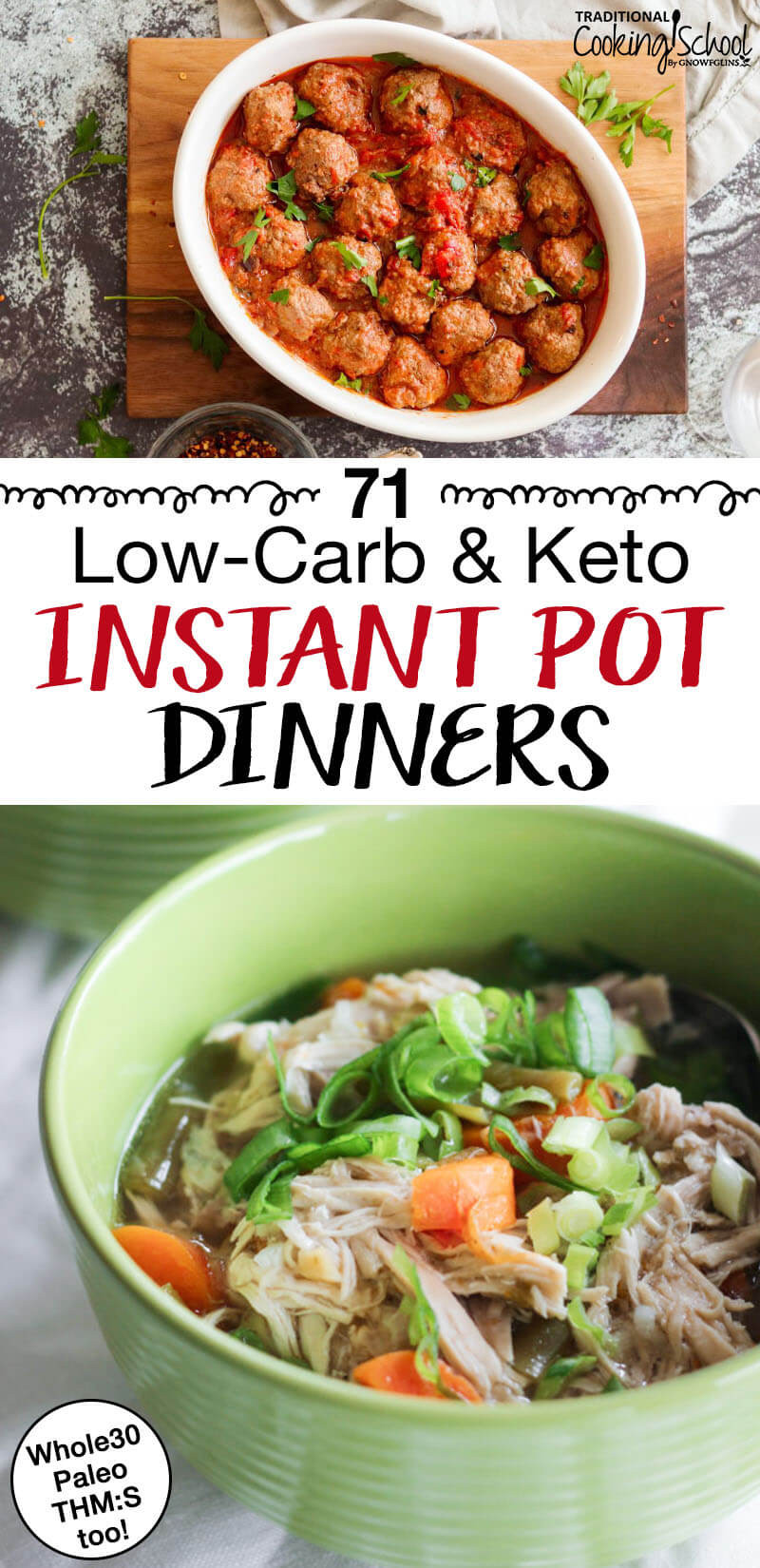 Instant Pot Keto Low Carb
 71 Low Carb & Keto Instant Pot Dinners Whole30 Paleo