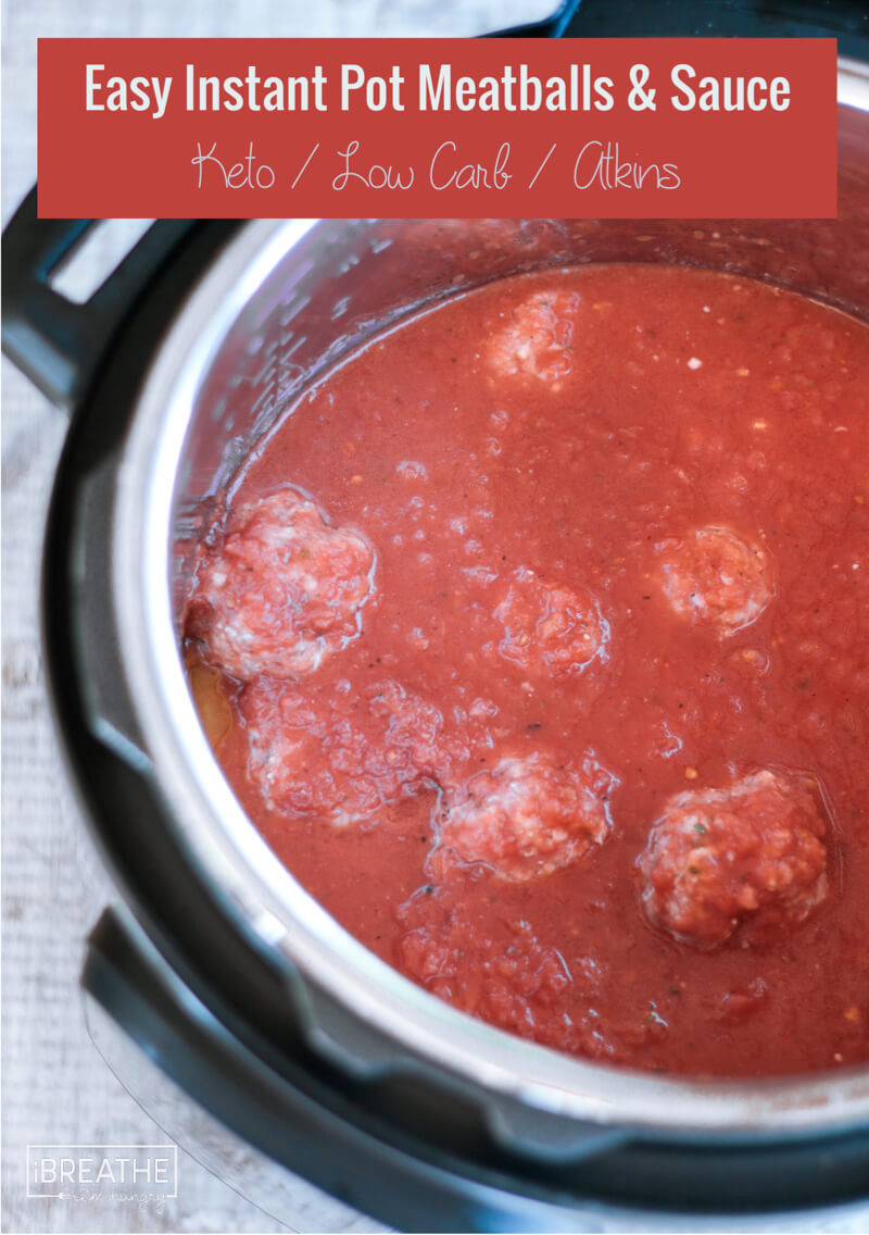 Instant Pot Keto Meatballs
 How to Make Meatballs in the Instant Pot Low Carb