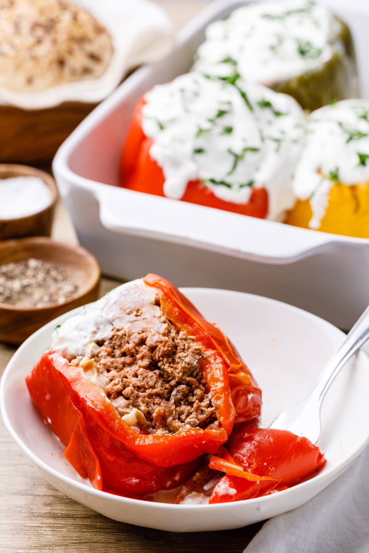 Instant Pot Keto Stuffed Peppers
 Keto Instant Pot Stuffed Peppers No Rice Recipe Miss Wish