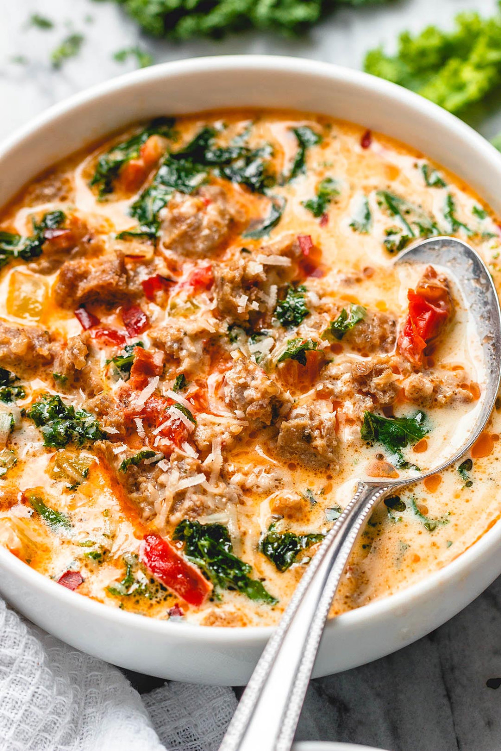 Instant Pot Keto Tuscan Soup
 Instant Pot Keto Tuscan Soup