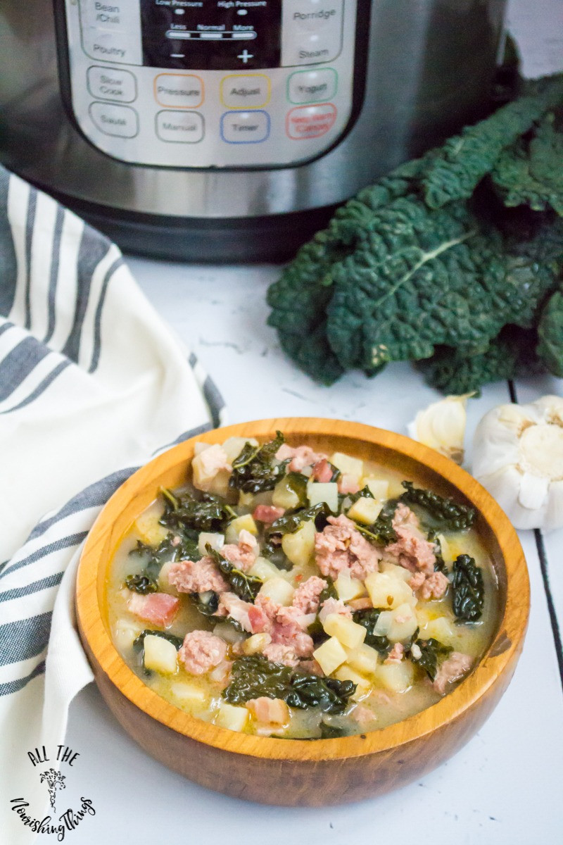 Instant Pot Keto Zuppa Toscana
 Instant Pot Keto Zuppa Toscana dairy free potato free