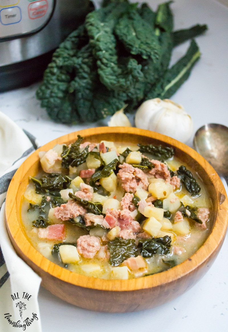 Instant Pot Keto Zuppa Toscana
 Instant Pot Keto Zuppa Toscana dairy free potato free