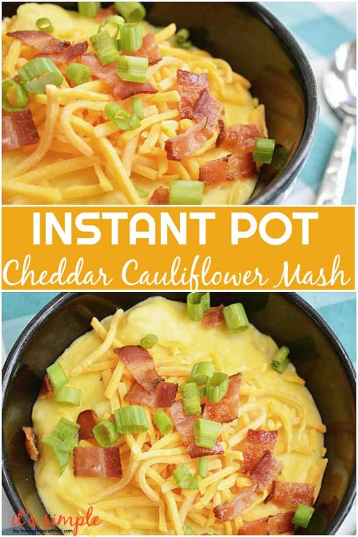 Instant Pot Mashed Cauliflower Keto
 Instant Pot Keto Cauliflower MASH EASY CHEESY LOW CARB