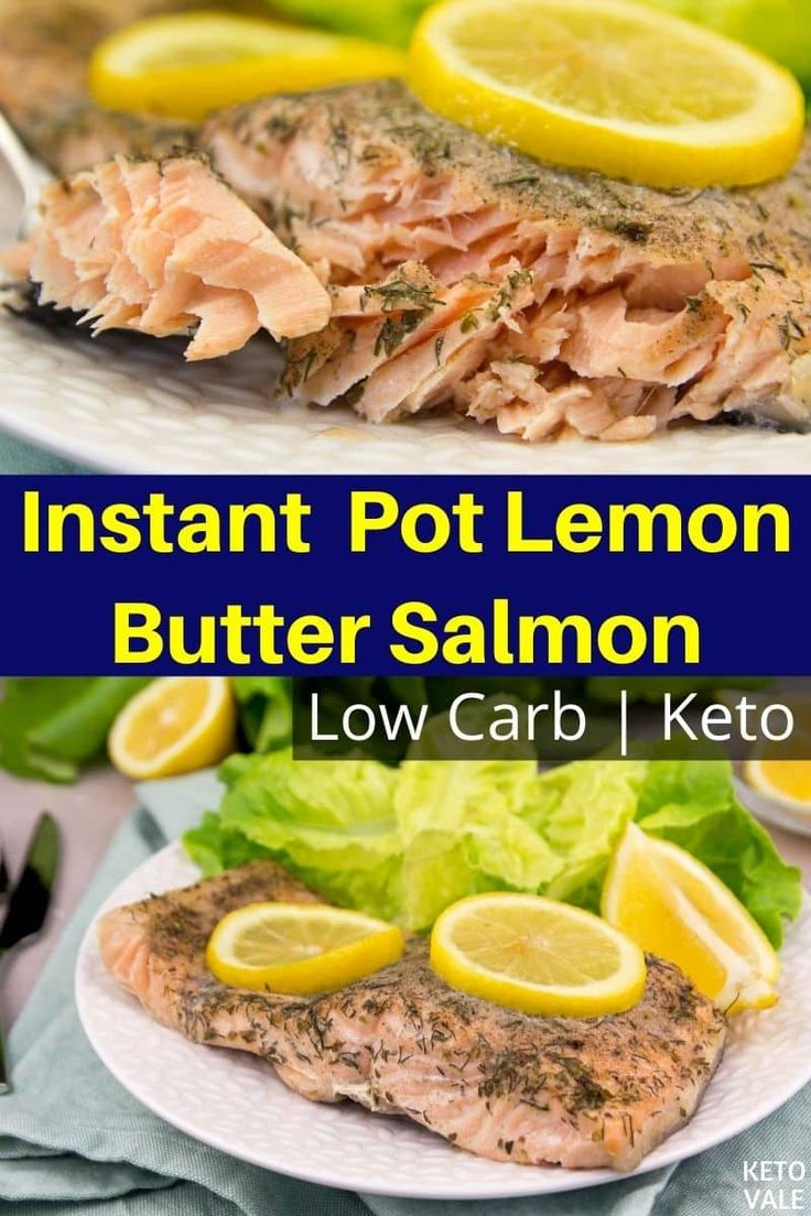 Instant Pot Salmon Keto
 Easy Instant Pot Salmon with Lemon Butter Low Carb Keto
