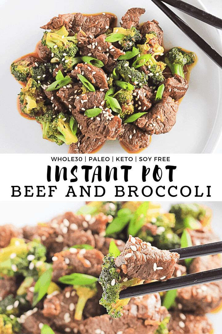Instapot Keto Beef And Broccoli
 Instant Pot Beef and Broccoli Whole30 Paleo Keto