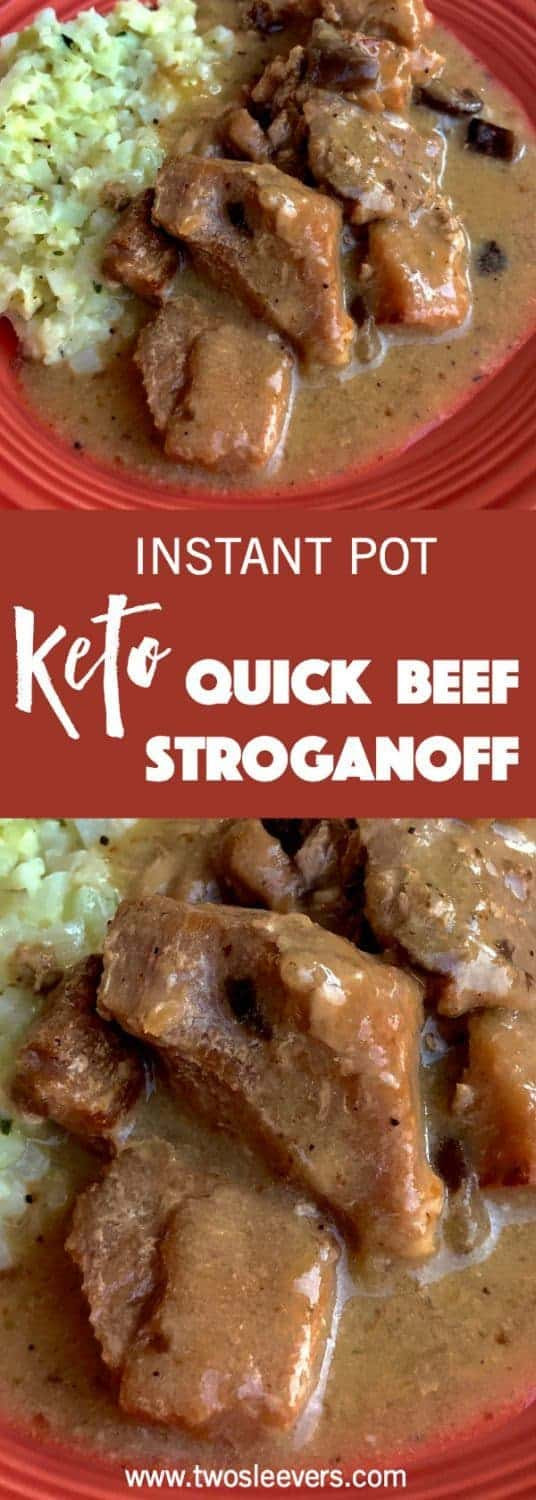 Instapot Keto Beef Stroganoff
 Stroganoff Pinterest c – Two Sleevers