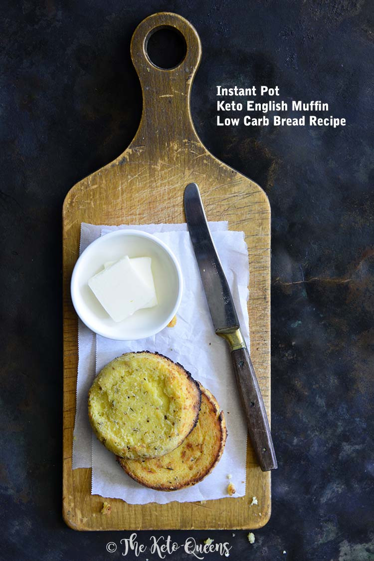 Instapot Keto Bread
 Easy Instant Pot Keto English Muffin Low Carb Bread Recipe