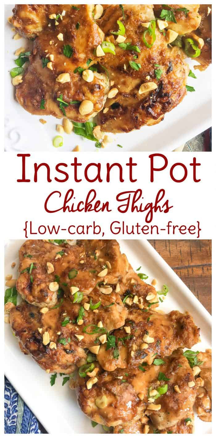 Instapot Keto Chicken Thighs
 Low Carb Instant Pot Chicken Thigh Recipe