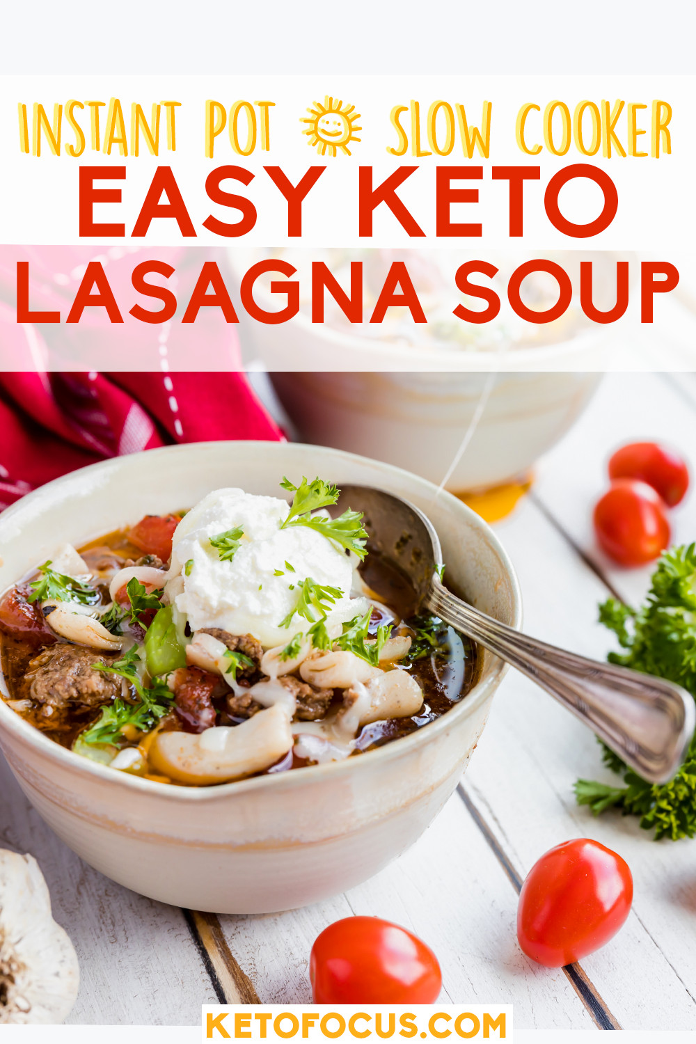 Instapot Keto Lasagna
 Keto Lasagna Soup Instant Pot Recipe