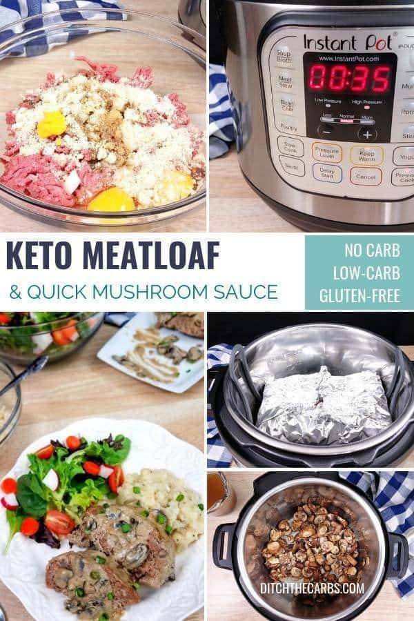 Instapot Keto Meatloaf
 Keto Instant Pot Meatloaf VIDEO with Mushroom Gravy