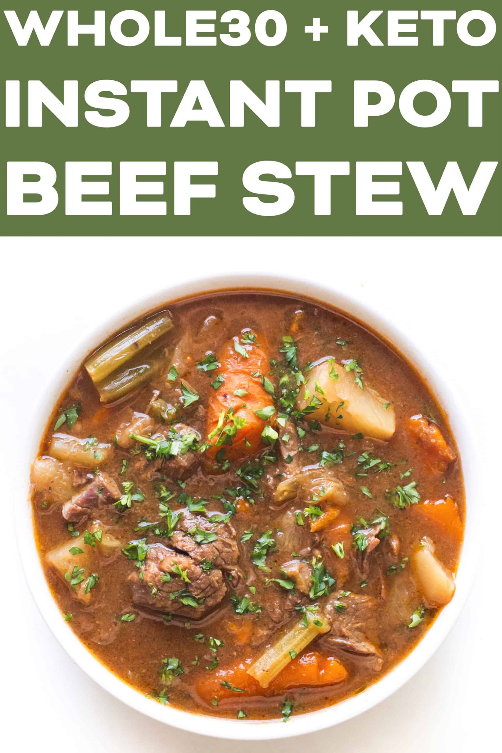 Instapot Keto Stew
 Whole30 Keto Instant Pot Beef Stew Tastes Lovely