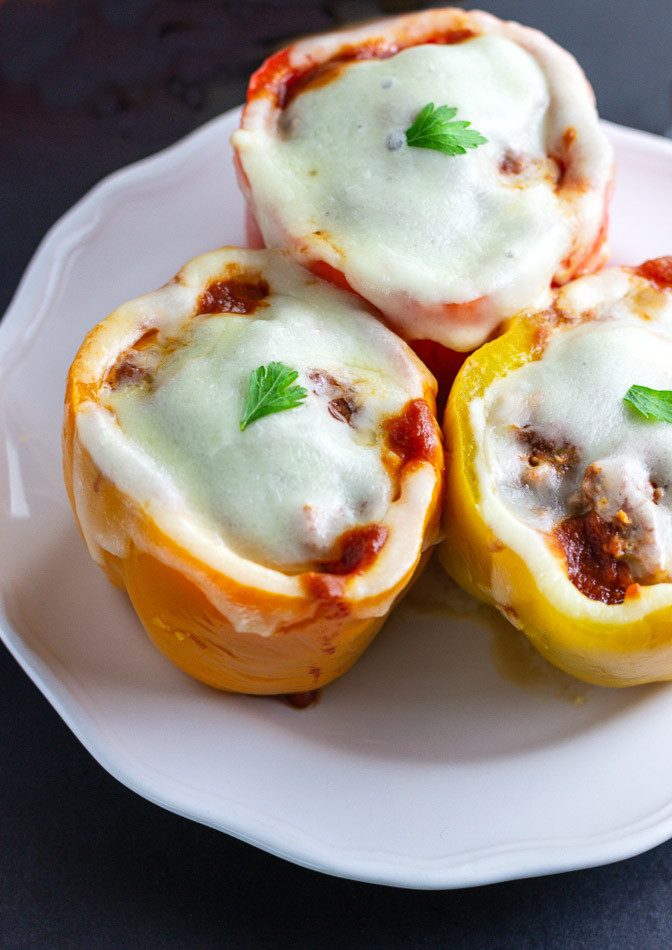 Instapot Keto Stuffed Peppers
 Keto Instant Pot Italian Stuffed Peppers