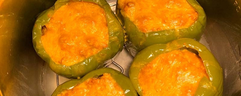 Instapot Keto Stuffed Peppers
 Instant Pot Keto Stuffed Peppers With Cauliflower Rice