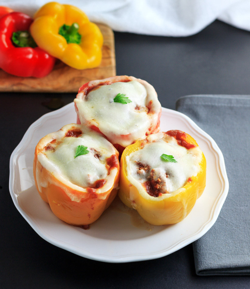 Instapot Keto Stuffed Peppers
 Keto Instant Pot Italian Stuffed Peppers