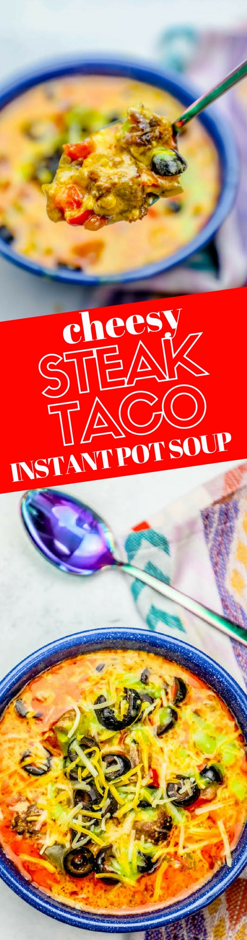 Instapot Keto Taco Soup
 Low Carb Keto Easy Instant Pot Cheesy Steak Taco Soup Recipe