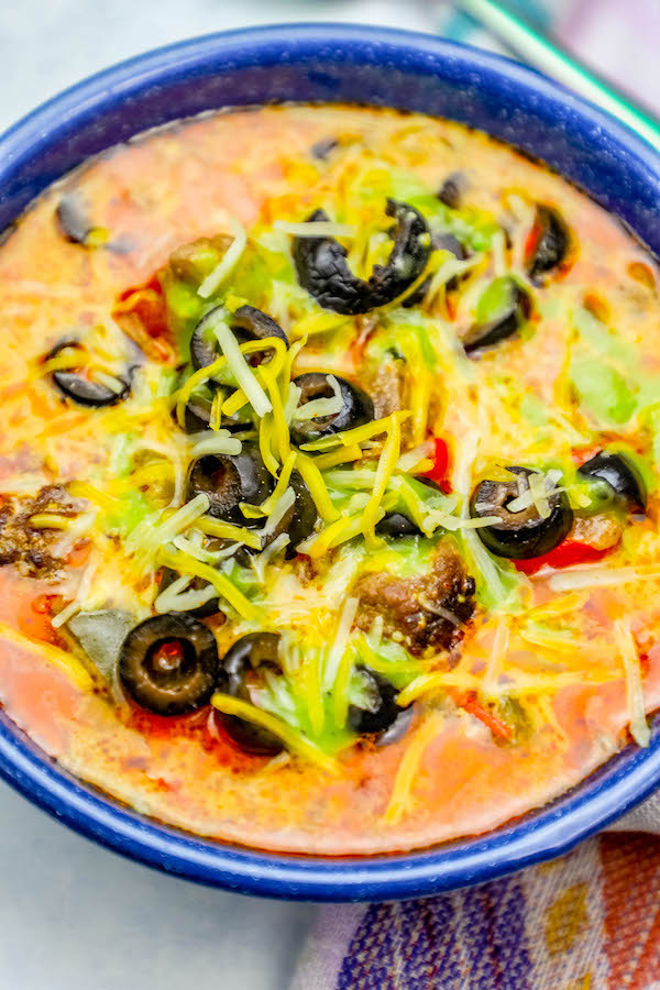 Instapot Keto Taco Soup
 Low Carb Keto Easy Instant Pot Cheesy Steak Taco Soup Recipe