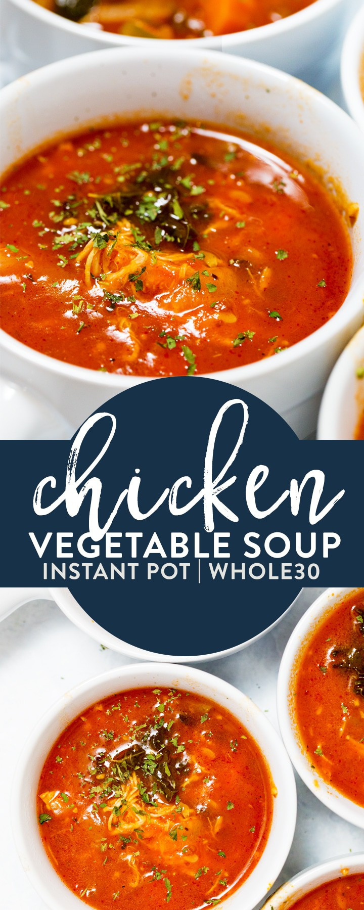 Instapot Keto Vegetable Soup
 Instant Pot Chicken Ve able Soup