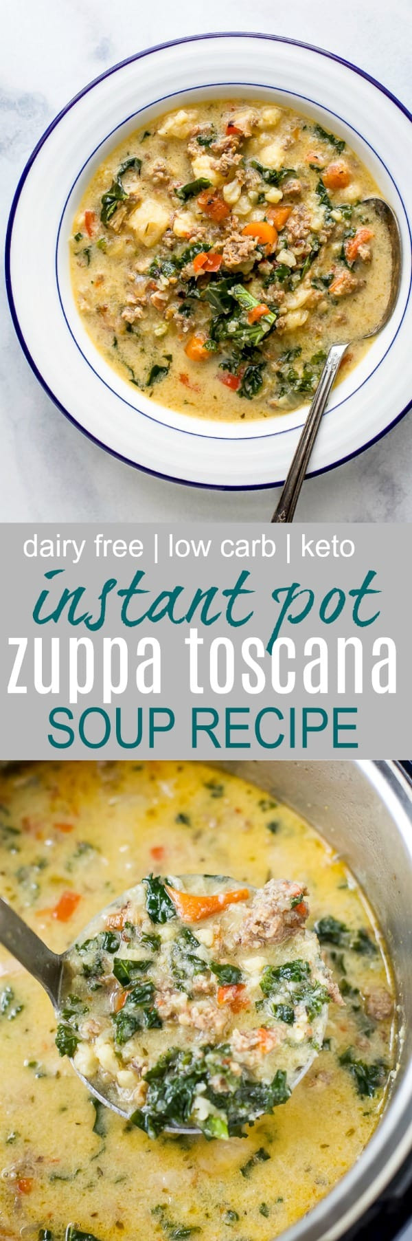 Instapot Keto Zuppa Toscana Soup
 Instant Pot Zuppa Toscana Soup