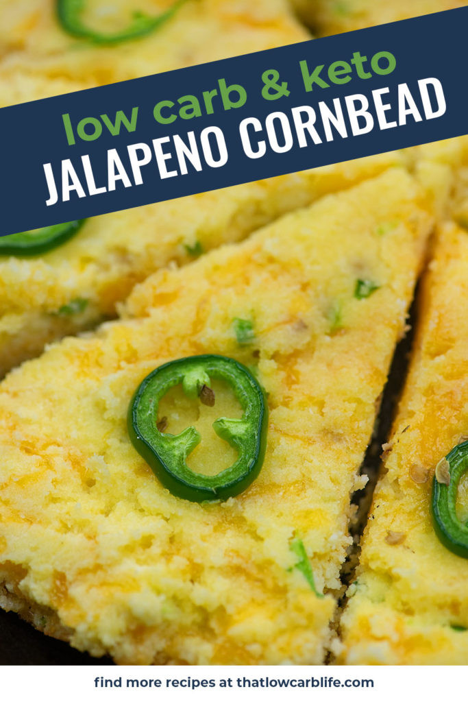 Jalapeno Cheddar Keto Cornbread
 Keto Jalapeno Cheddar Cornbread