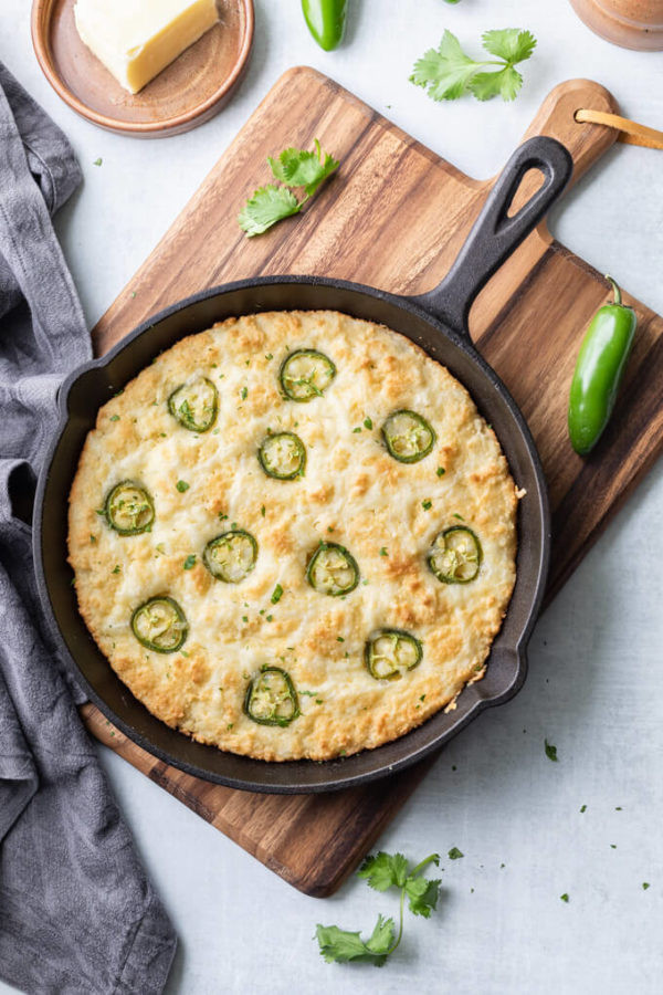 Jalapeno Cheddar Keto Cornbread
 Cheesy Low Carb Keto Cornbread with Jalapenos