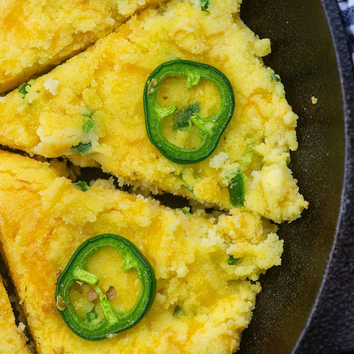 Jalapeno Cheddar Keto Cornbread
 Keto Jalapeno Cheddar Cornbread