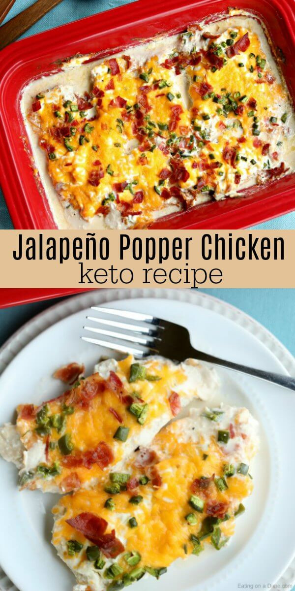 Jalepeno Chicken Keto
 Keto Jalapeño Popper Chicken Easy Keto Chicken Recipe