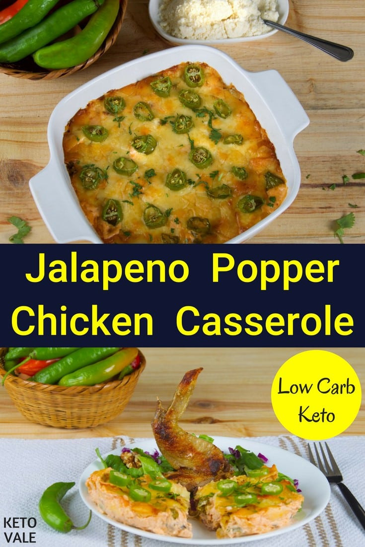 Jalepeno Popper Chicken Keto
 Keto Jalapeno Popper Chicken Casserole Low Carb Recipe