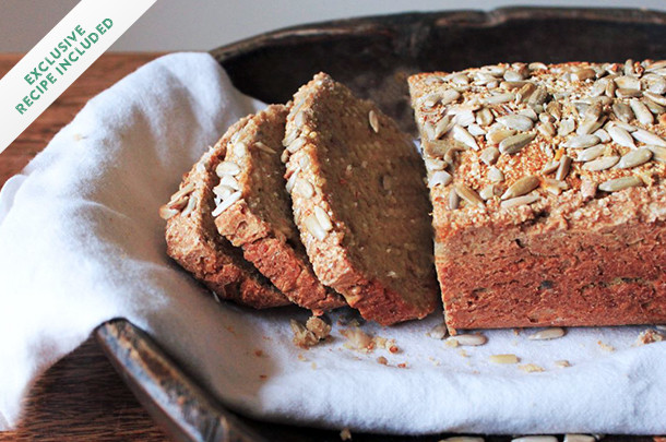Jamie Oliver Grain Free Bread
 Alternative baking Quinoa & sunflower seed bread
