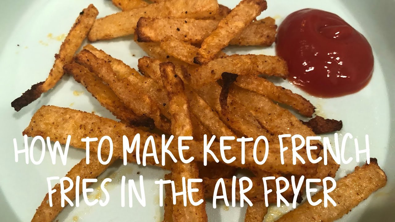 Jicama Fries Air Fryer Keto
 How To make low carb keto French fries in the air fryer