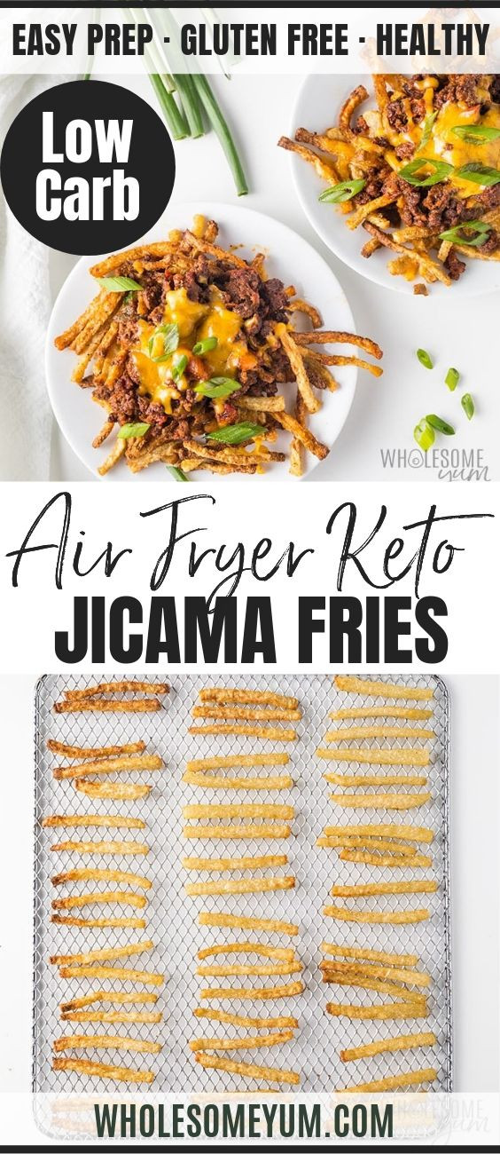 Jicama Fries Air Fryer Keto
 Keto Air Fryer Jicama Fries Recipe Chili Cheese Fries