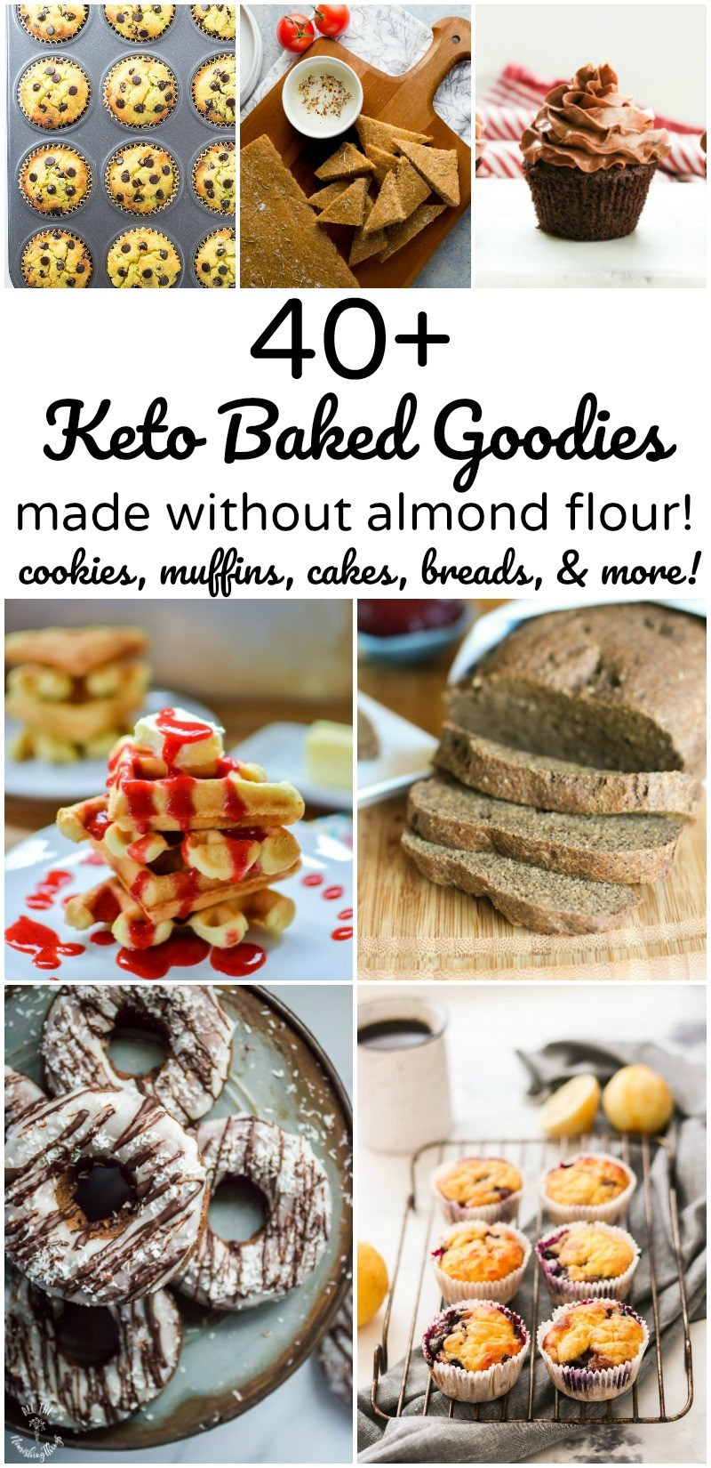 Keto Baked Goods
 40 Keto Baked Goods Made Without Almond Flour cookies